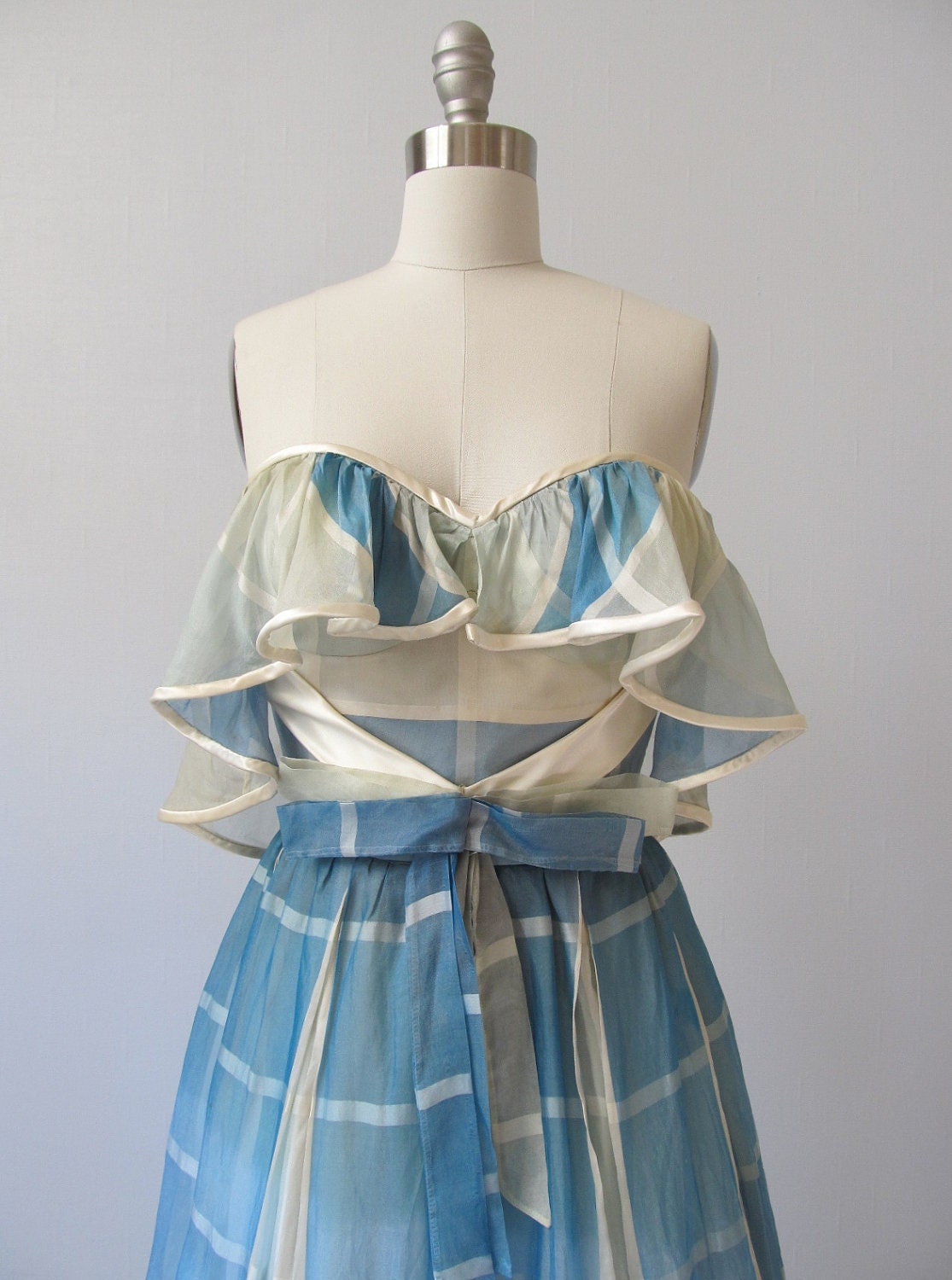 vintage Prom Dress / Formal Gown / Party Dress / Pool House