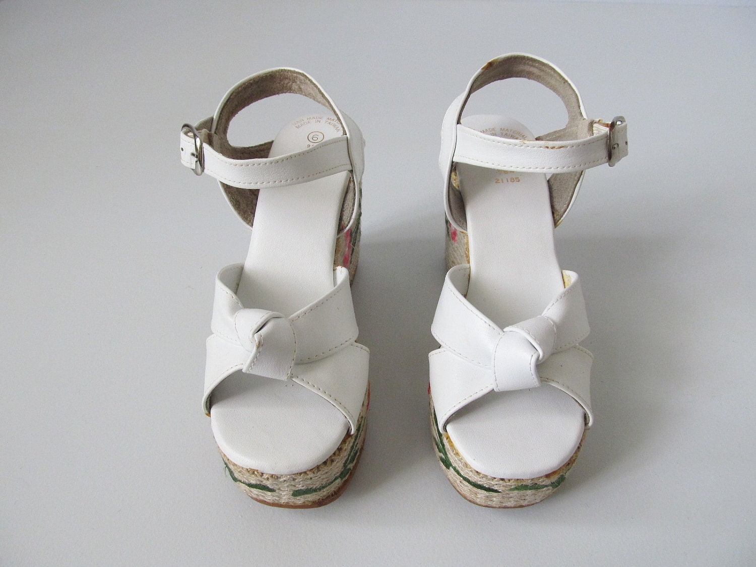 White Sandals / Platform Shoes / Wedge Sandals / Uptown Girl