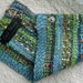 Handwoven Cuff Fabric Bracelet, Sea Breeze
