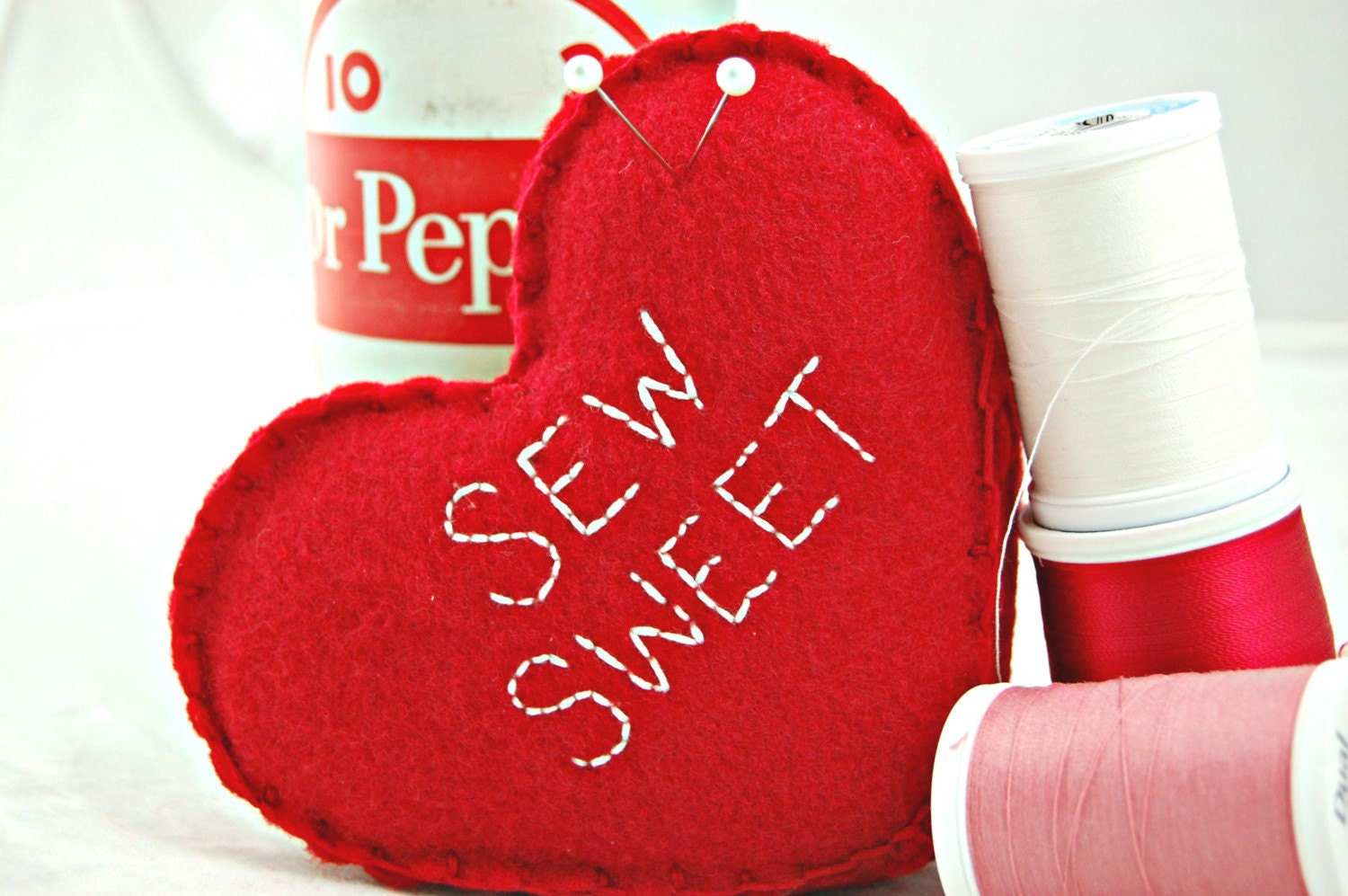 Sew Sweet Heart Shaped Pincushion