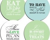 Set of Custom Wedding Stickers - ALL MIXED UP ...Even More