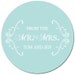 Set of Custom Wedding Stickers - TIMELESS SWIRLS