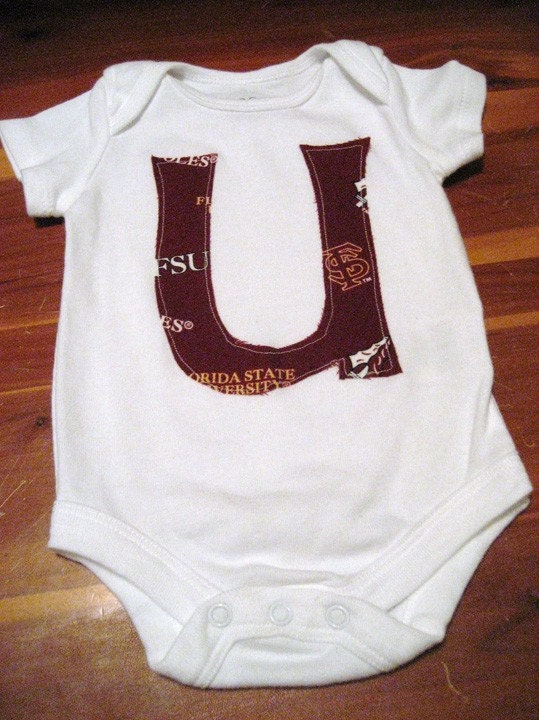 Reserved for LindsayFSU - Custom Initial Onesie or Toddler Shirt