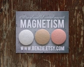 Magnets -super strong and felt covered // Neopolitan