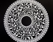 Flower Circle - PRINT A4