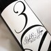 Table Number Wine Labels...1-10...Customize your Colors...Classic Swirl