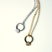 Diamond Ring Necklace - Gold