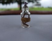 Gothic Witch Rat Tails spell bottle dollhouse miniature halloween
