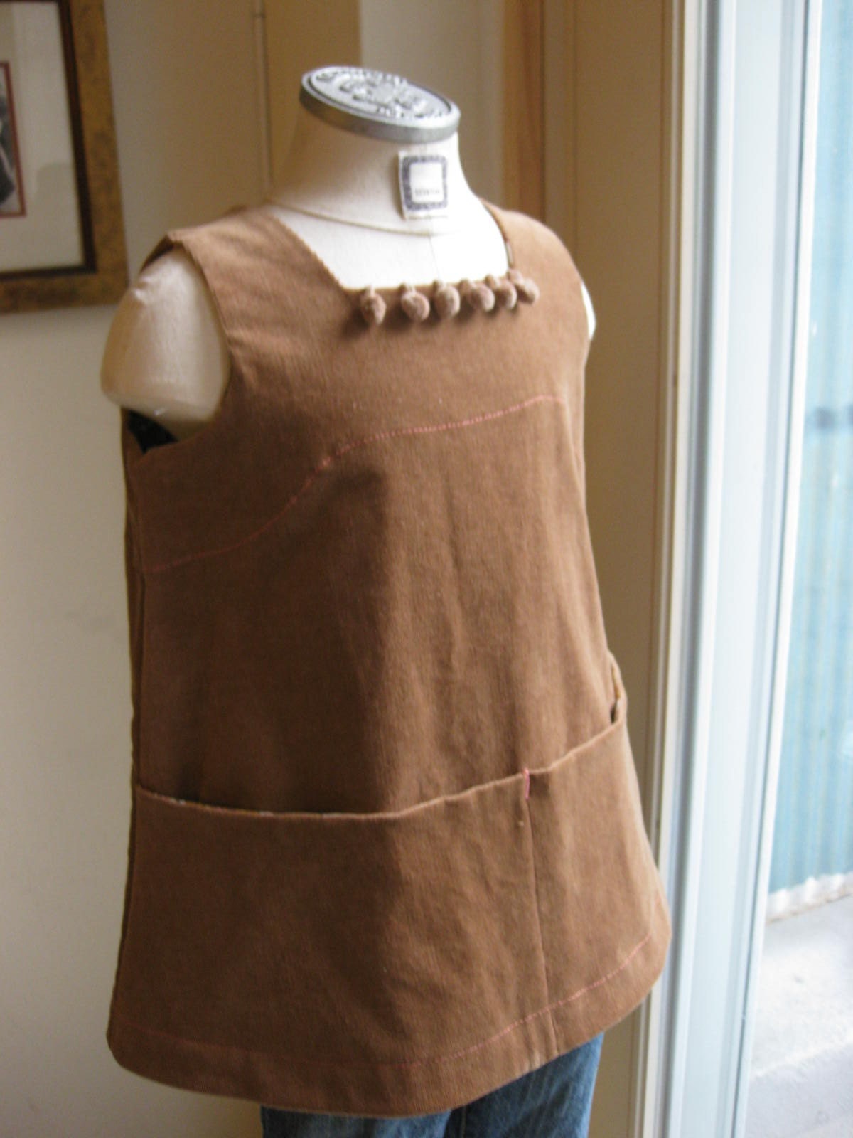 Camel Corduroy jumper 12mos.