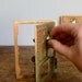 Vintage Post Office Box Door .. Brass