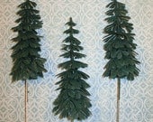 Pine Trees  5 Inch Tall   (Qty 3)