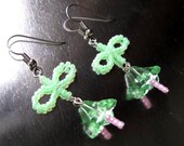 Bowtie Flower Earrings