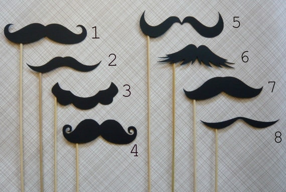 Create Your Own Mustache Party