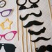 Mustache on a Stick. Photo Booth Props. Photobooth Photo Props- Seventeen Photobooth Party Props