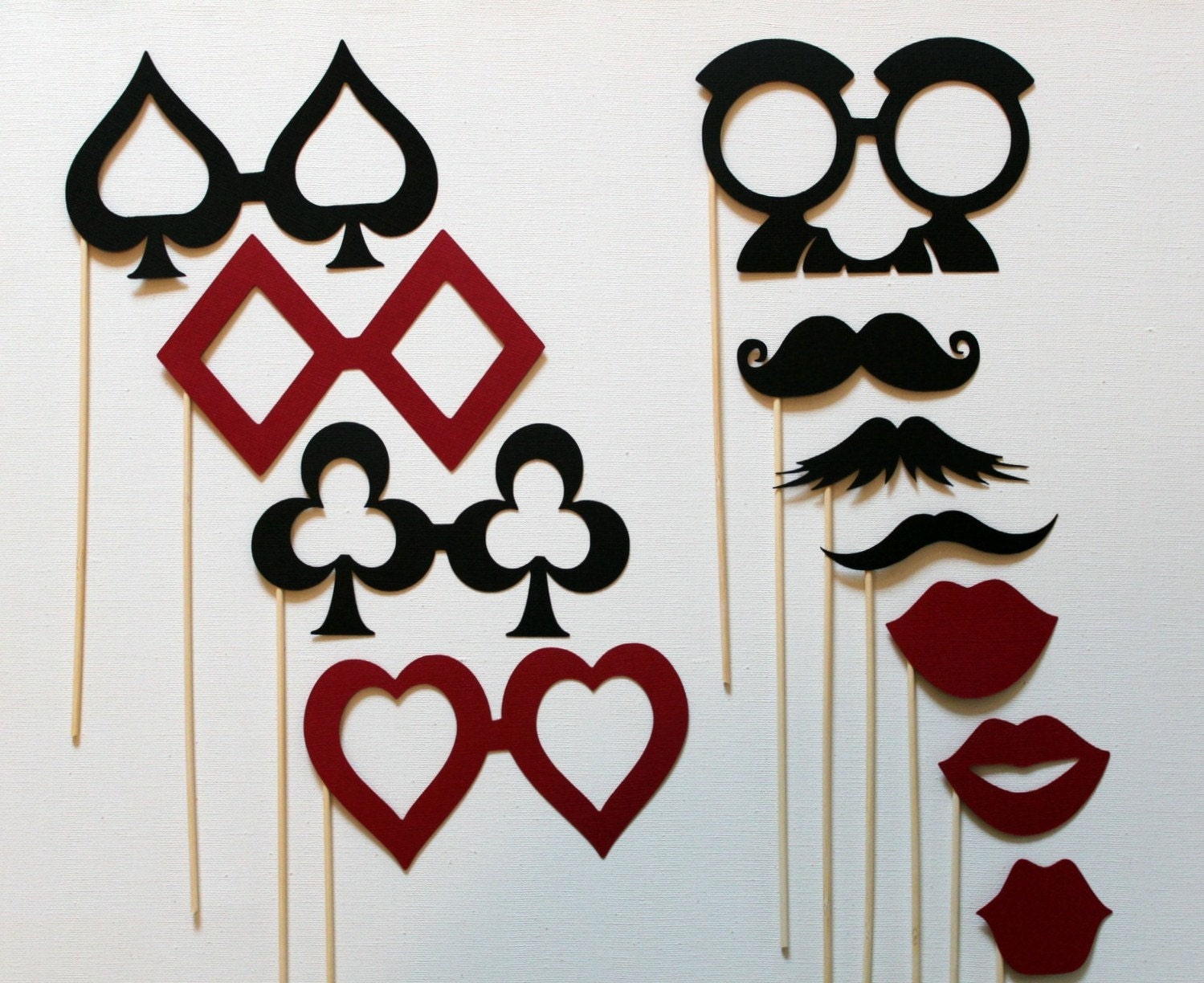 The Ultimate Casino Royale Party on a Stick Kit - Eleven Photobooth Party Props