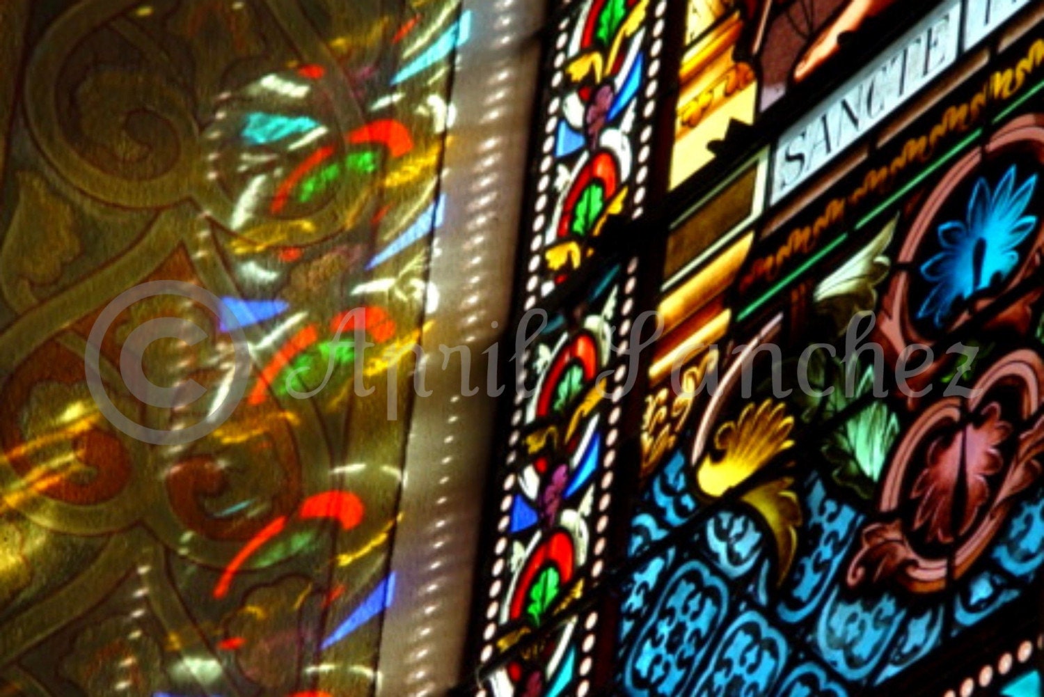 Photo Art Cards Blank Inside- Stained Glass