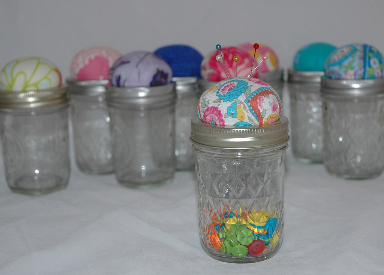 Far Out Paisley Pincushion Catchall Jar