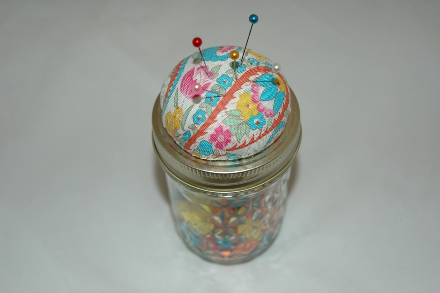 Far Out Paisley Pincushion Catchall Jar