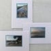 Beach theme photo cards Set of three - nature - 3D - handmade
