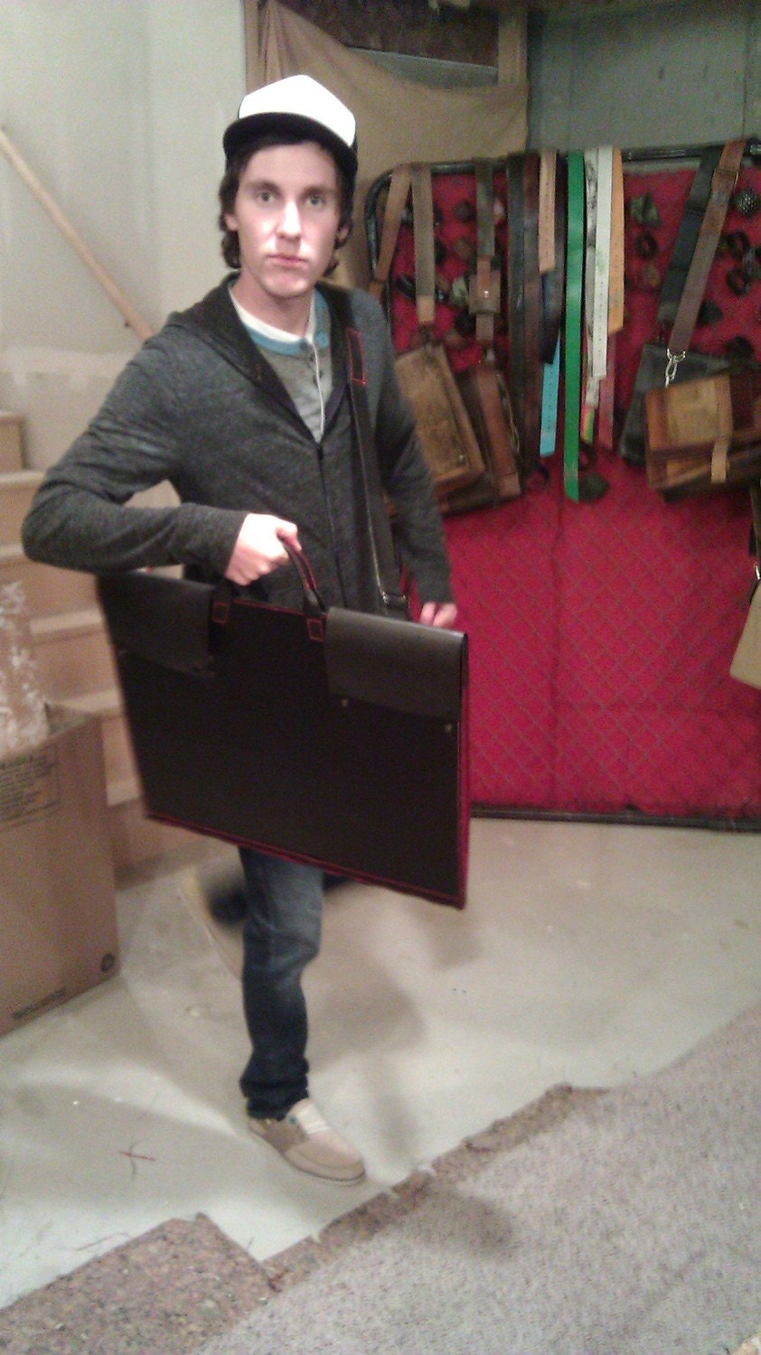 custom leather artist portfolio