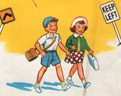 Wonderful 1962 Road Safety pamphlet 'Children's Highway Code' by the BP Corporation