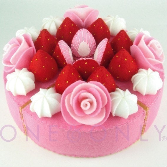 Felt Cake 6 Inch Princess Tea Party Cake READY TO SHIP