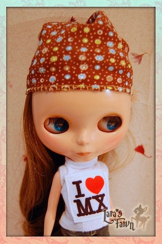 Flowered Headscarf
