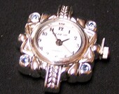 Destash - Litht Blue Swavorski Square Watch Face