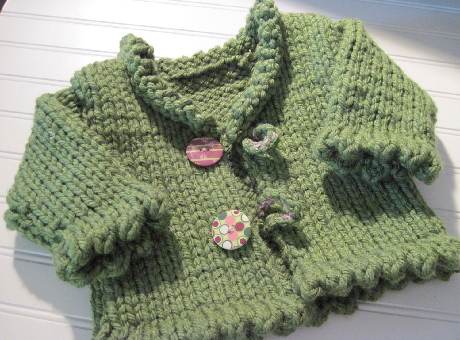 Miss Priss Textured Jacket or Vest Knitting Pattern  Child 3,4,5 & 6