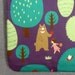 iPad Padded Sleeve Case with Button Tab - Through the Wood