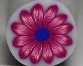 Polymer clay purple gerbera cane