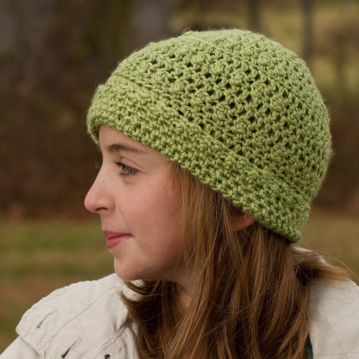 Going Out of Business Sale CROCHET PATTERN PDF Crocheted Hat - Janet's Silky Spring Hat Pattern 035 - Permission to Sell Finished Item