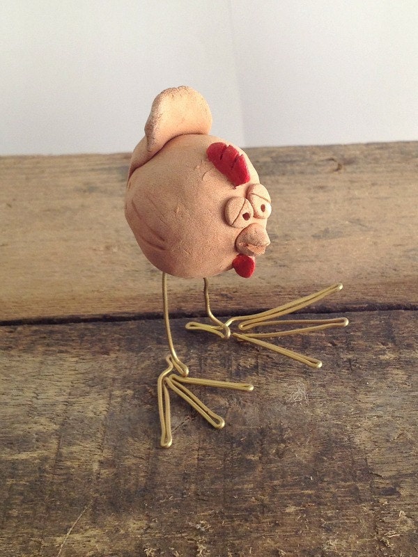 Gina the Chicken - CeramicToy