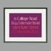 Anniversary Gift Addresses Print 5 x 7