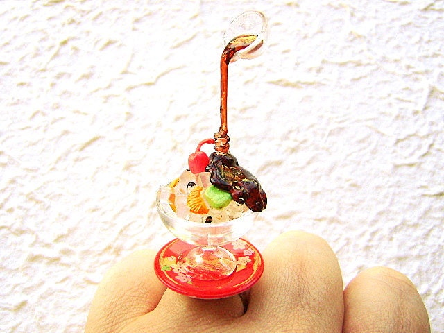 Kawaii Cute Japanese Floating Ring Dessert