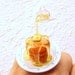 Kawaii Food Ring Pancakes With Syrup Floating Miniature Food Jewelry