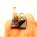 Sushi Ring Kawaii Miniature Food Jewelry Sake And Sushi
