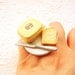 Miniature Food Ring Bread And Butter