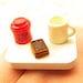 Tea Ring Miniature Food Jewelry Tea Chocolate Cookies