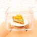 Cute Food Ring Miniature Food Jewelry Banana Pie Display Case