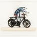 Real Beetle Riding a Bike Taxidermy Display