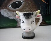 very small china cow head vase from JAPAN