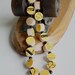 Recycled Skateboard Necklace-Grand Finale No.22 Skateboard Pearls 20"
