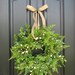 Spring Wreaths, Summer Wreaths, Boxwood, Fern and Burlap Bow for Year Round