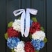 Holiday Wreaths - 4th of July Wreath - Independence Day Decor - Red White and Blue