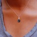Sterling Silver Tiny Disk with White Freshwater Pearl Necklace