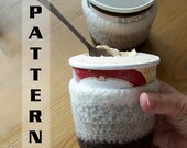 Ice Cream Cozy Cosy Holder Felted Crochet Pattern 603 INSTANT DOWNLOAD