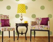 Flower Wall Decals- 10 Blooms- 13 in. or 18 blooms- 9 in., Vinyl Wall Graphics, Wallpaper, Stickers, Vinyl Decals - item 10010