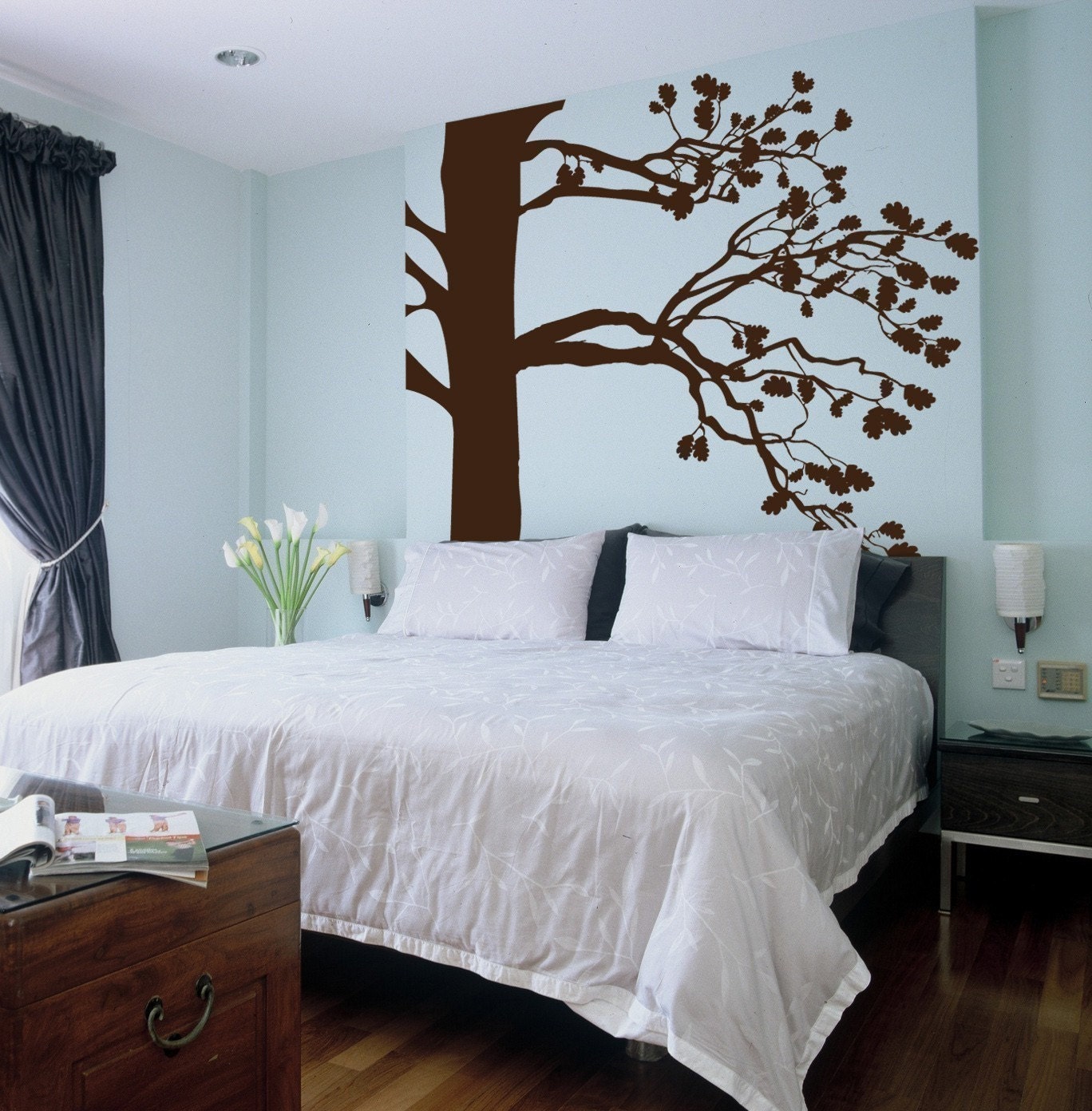 Big Tree Decal Floor to Ceiling- item 30026 Vinyl Wall Graphic, Sticker