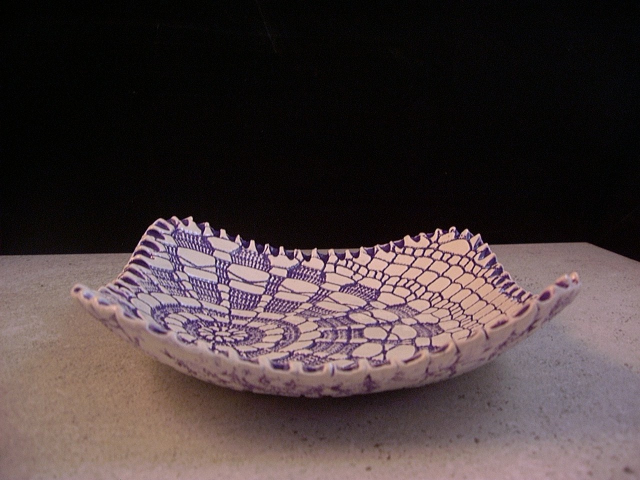 Ceramics, Art Pottery, Bowl, Home Decor, Square Shaped Soap Dish, Trinket Tray, Spoonrest, Lavender, Purple